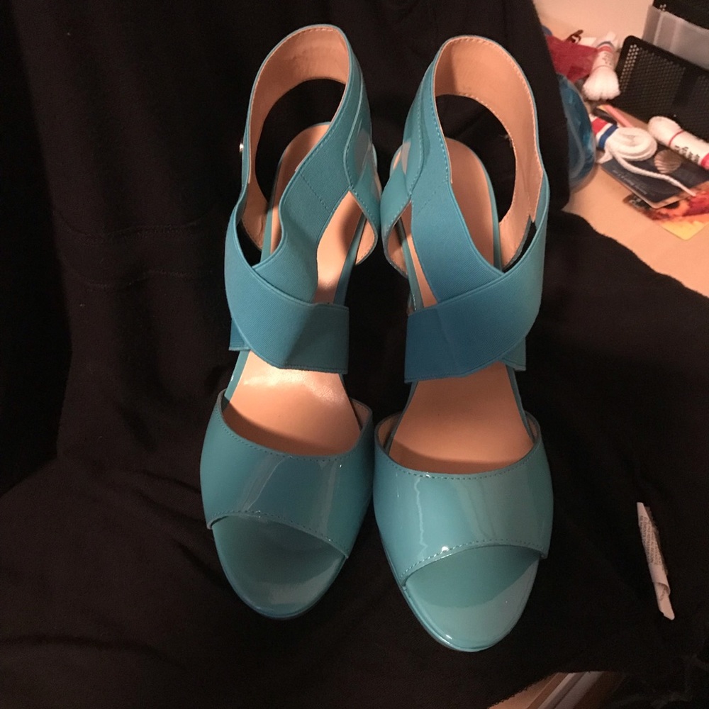 Aqua high heels
